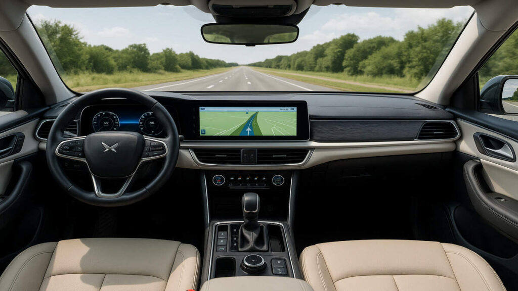 Mahindra XUV700 Facelift interior dashboard dual screens