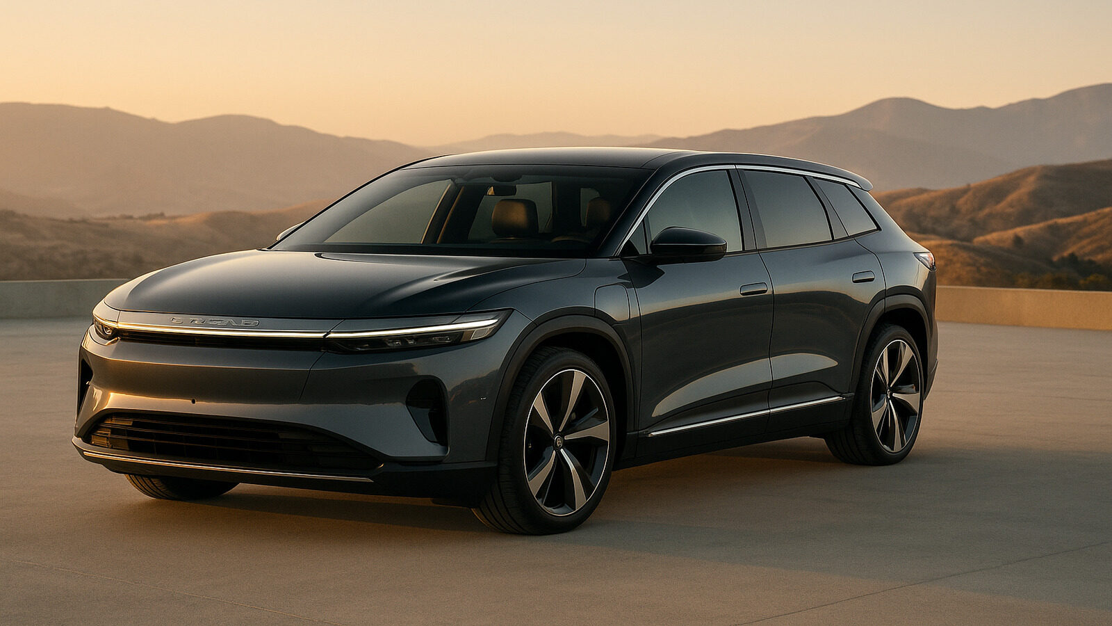 Lucid Gravity SUV front view