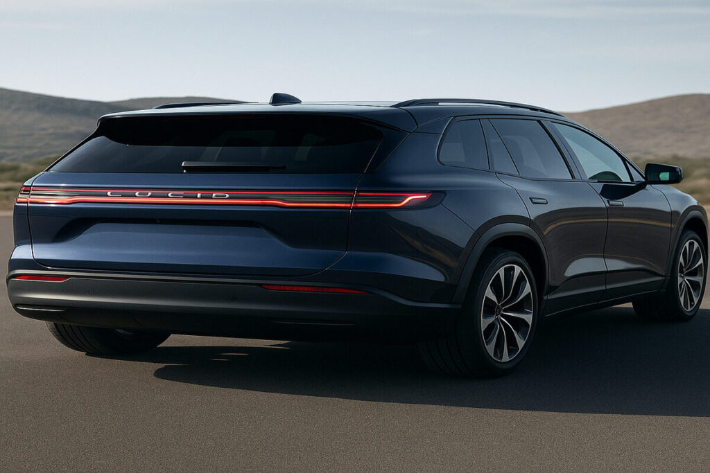 Lucid Gravity rear side